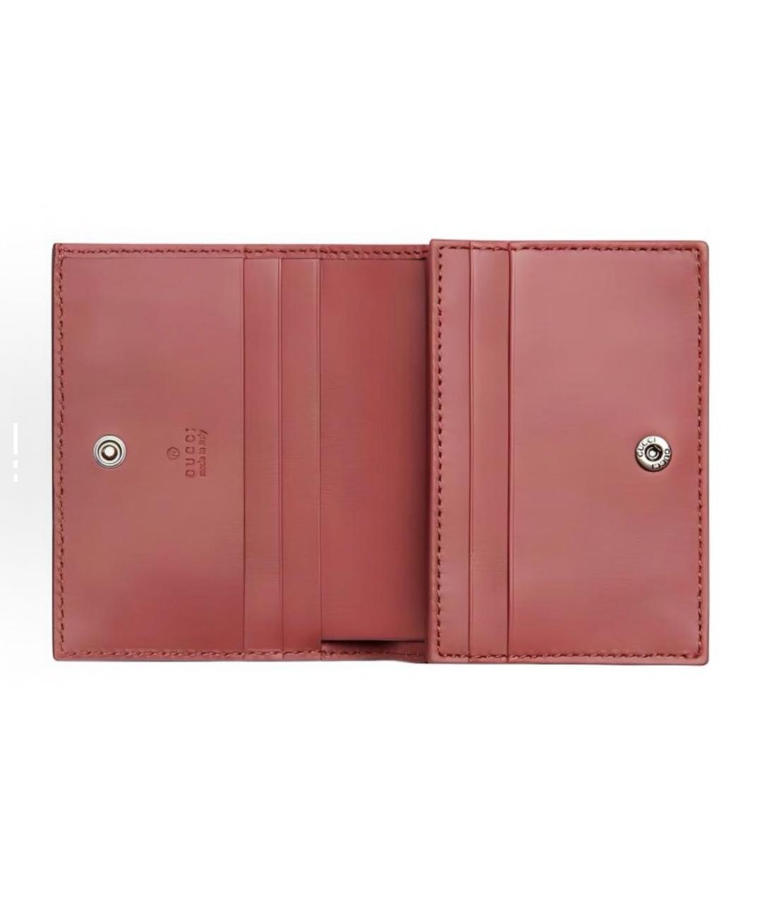 GUCCI Розовый кошелек из искусственной кожи, фото 3