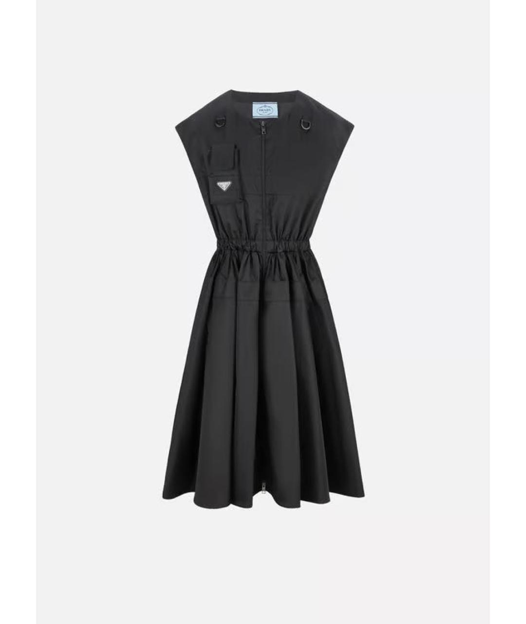 PRADA Черное повседневное платье, фото 3