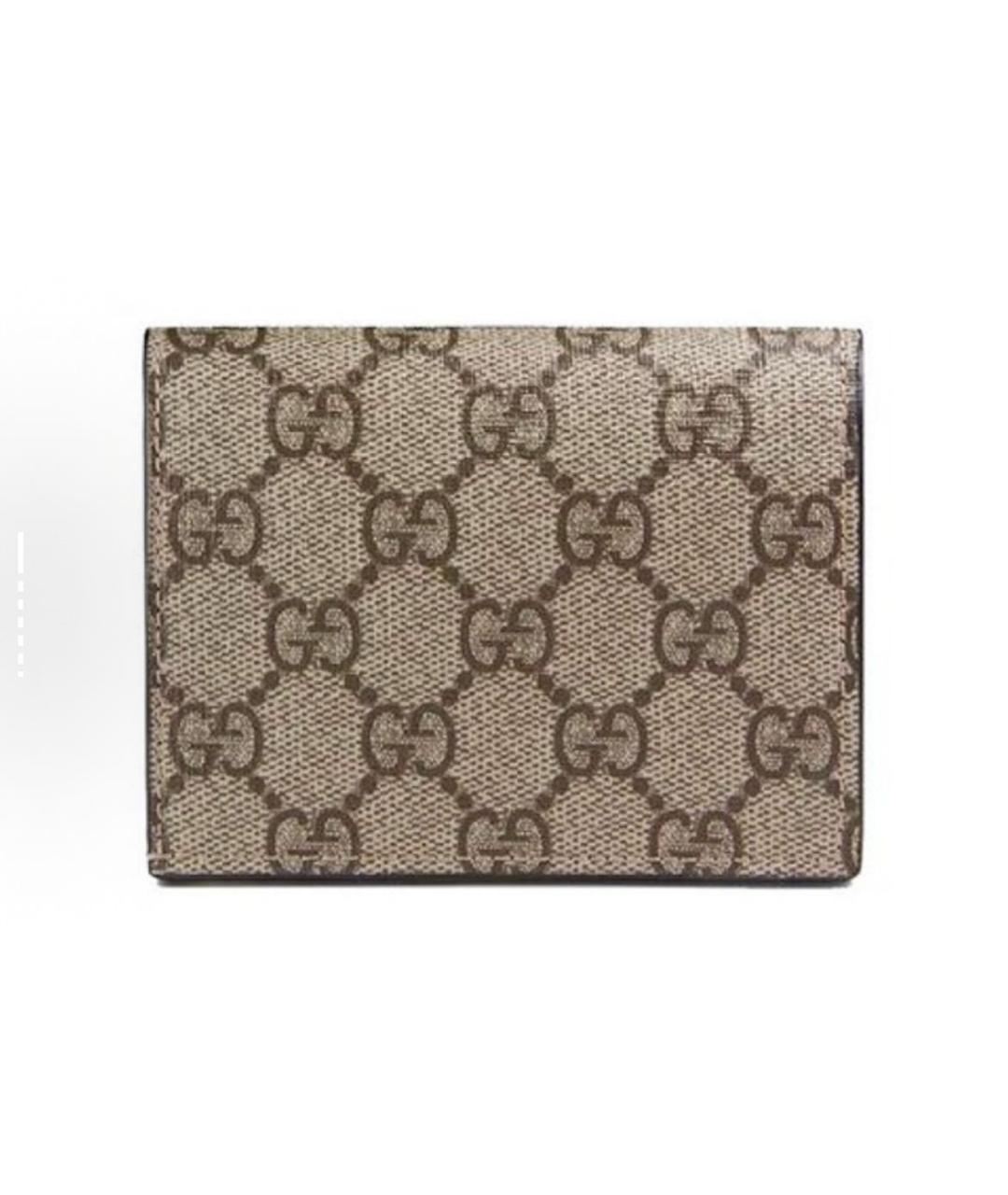 GUCCI Розовый кожаный кошелек, фото 3