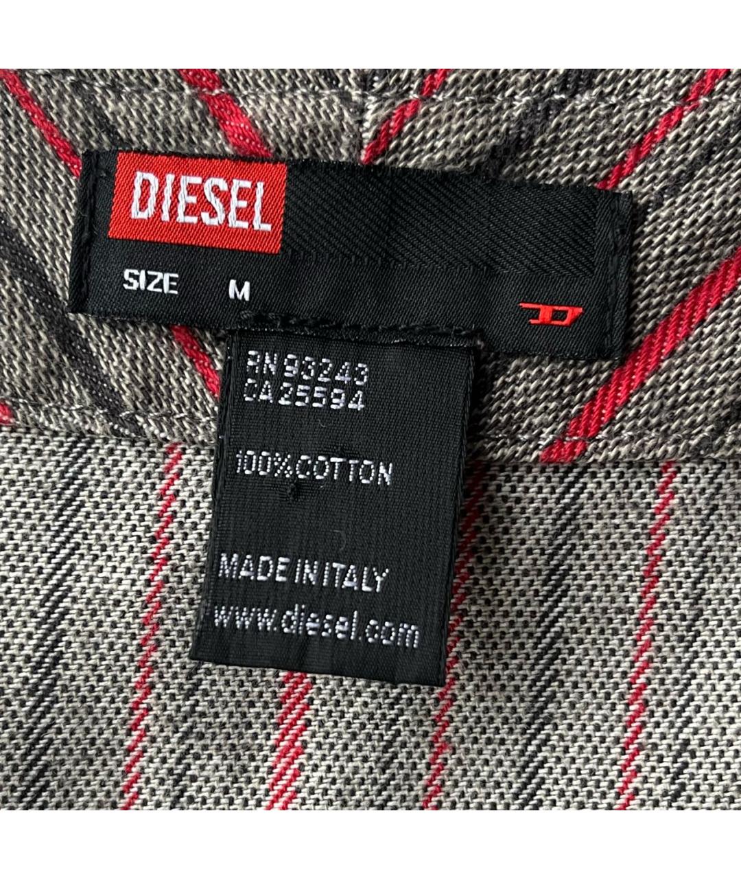 DIESEL Антрацитовый хлопковый жилет, фото 3