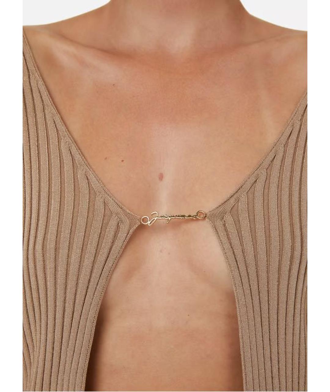 JACQUEMUS Бежевый кардиган, фото 3