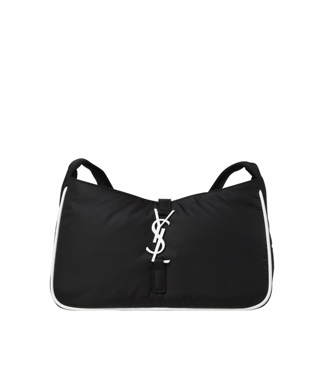 SAINT LAURENT Черная синтетическая сумка на плечо, фото 1