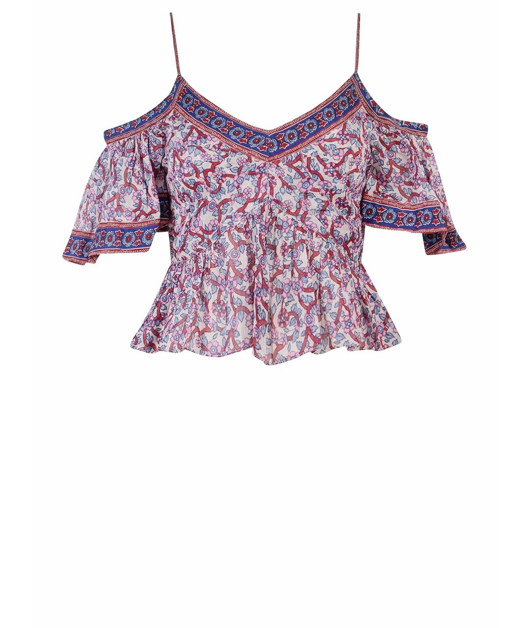 ISABEL MARANT Фиолетовая хлопковая майка, фото 1