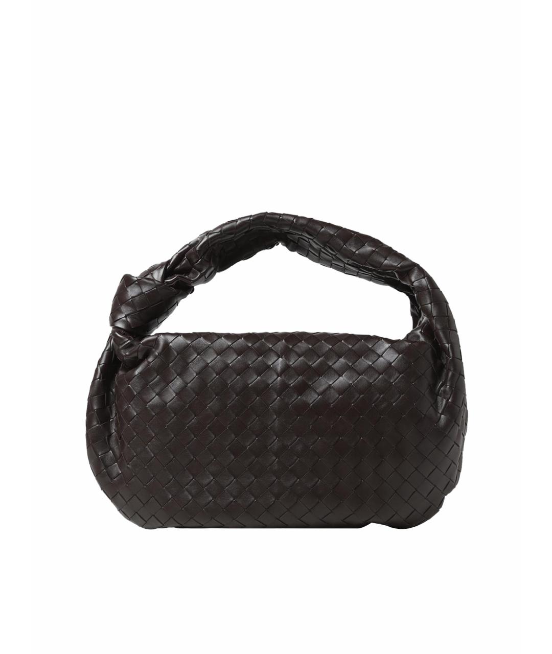 BOTTEGA VENETA Коричневая кожаная сумка через плечо, фото 1