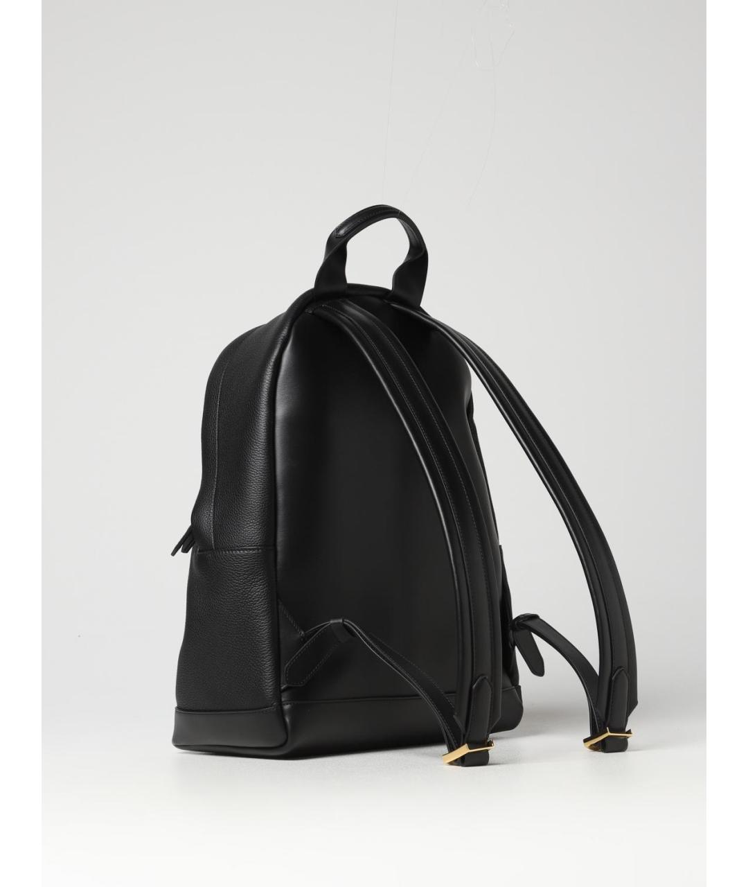 TOM FORD Черный кожаный рюкзак, фото 2