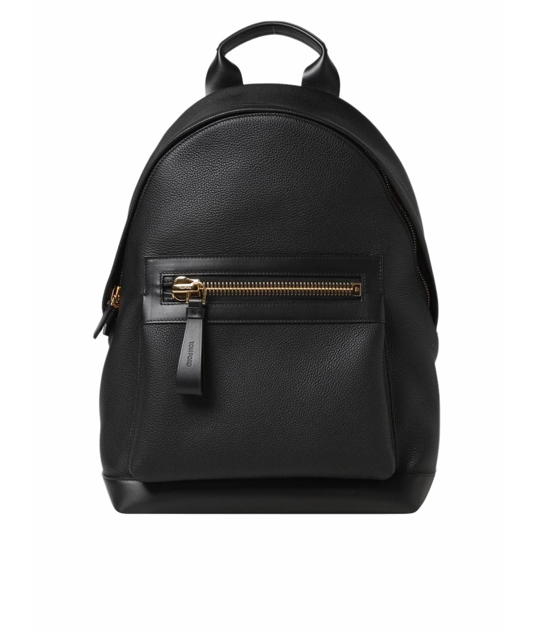 TOM FORD Черный кожаный рюкзак, фото 5