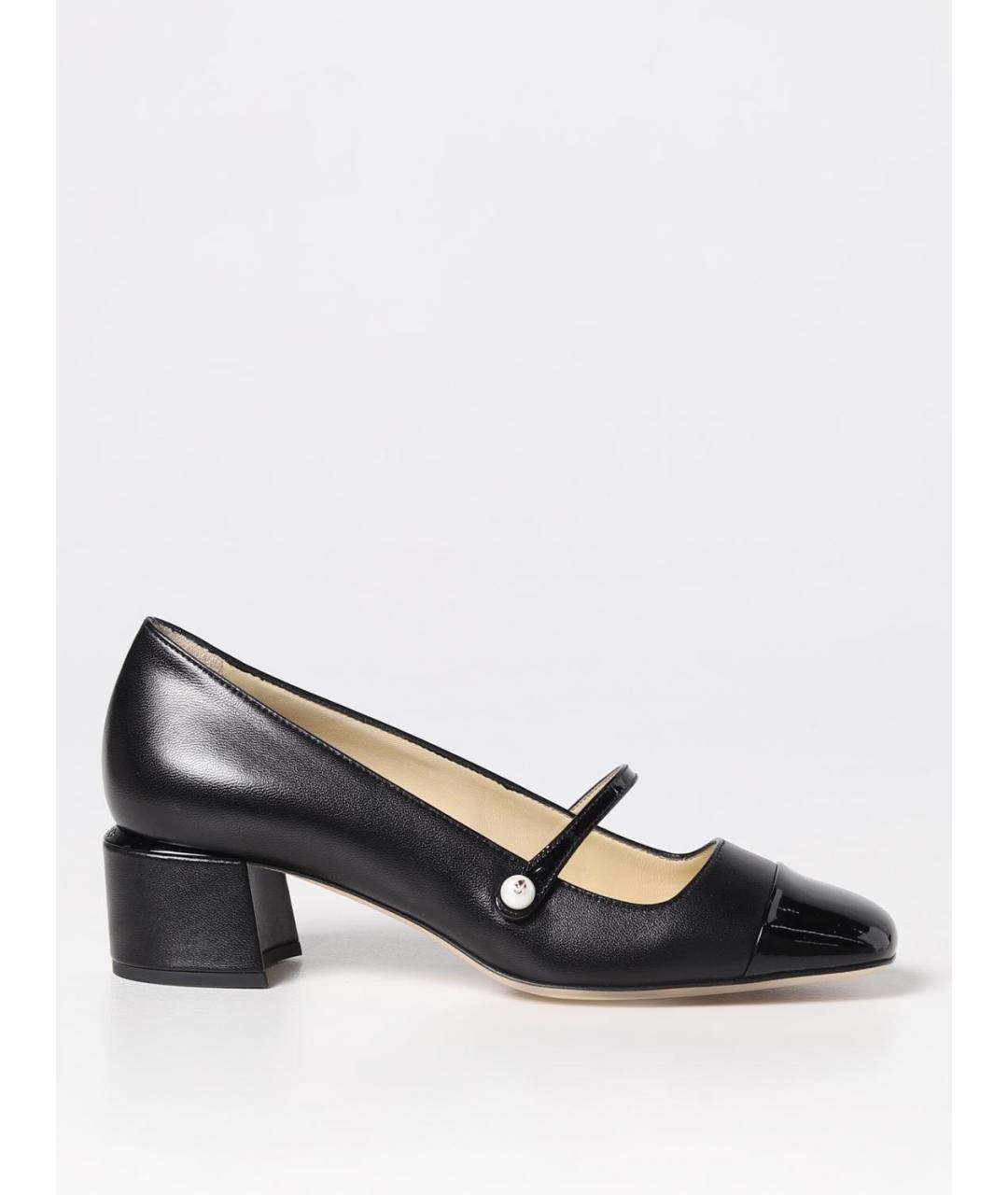 JIMMY CHOO Черные кожаные туфли, фото 5