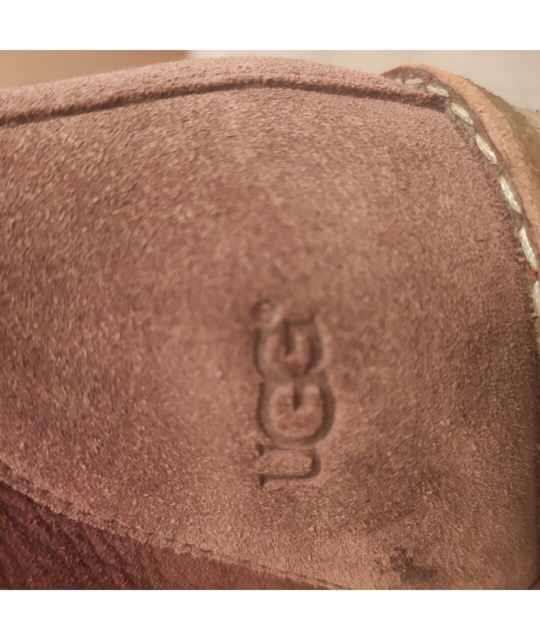 UGG AUSTRALIA Коричневые замшевые ботильоны, фото 5