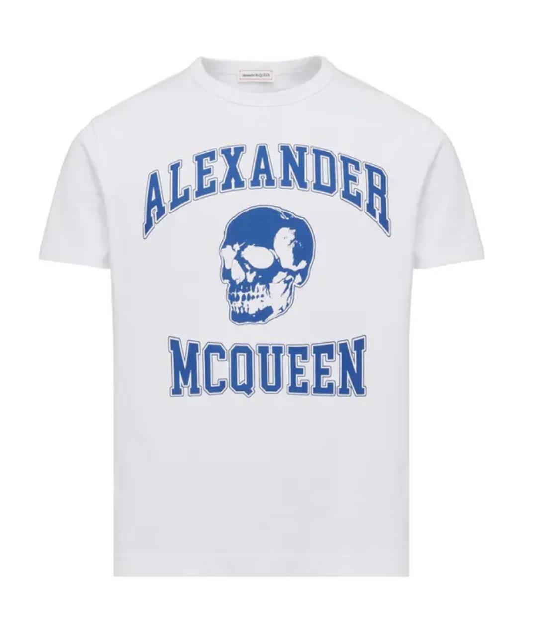 ALEXANDER MCQUEEN Белая футболка, фото 1