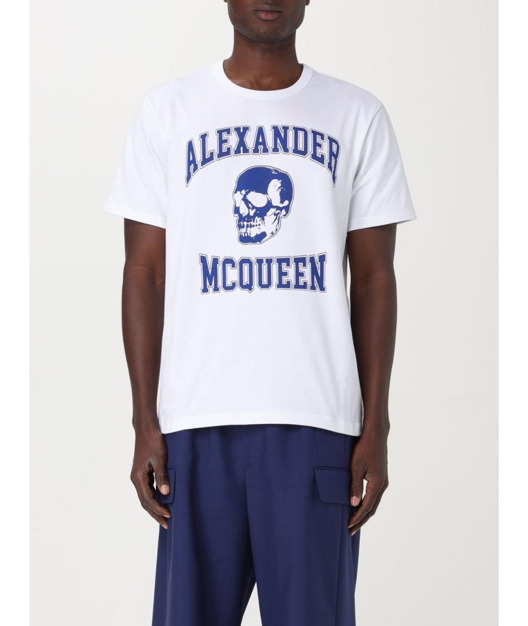 ALEXANDER MCQUEEN Белая футболка, фото 2