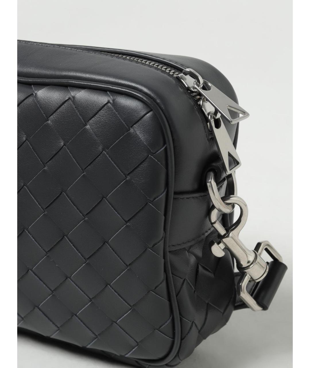 BOTTEGA VENETA Коричневая кожаная сумка на плечо, фото 3