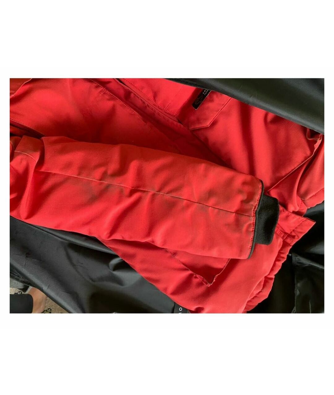 CANADA GOOSE Красный пуховик, фото 7
