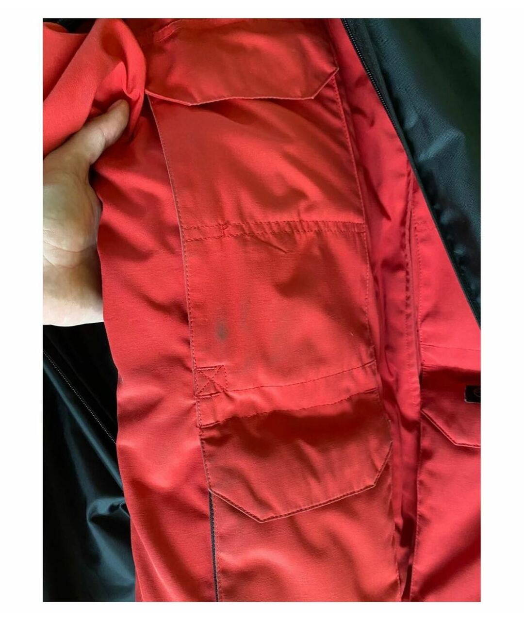 CANADA GOOSE Красный пуховик, фото 6