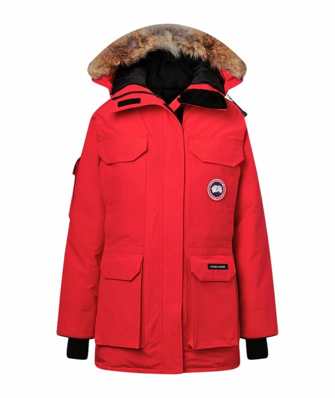 CANADA GOOSE Красный пуховик, фото 1