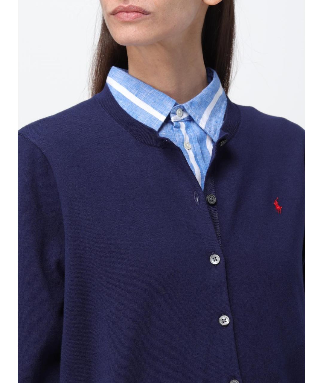 POLO RALPH LAUREN Темно-синий кардиган, фото 5