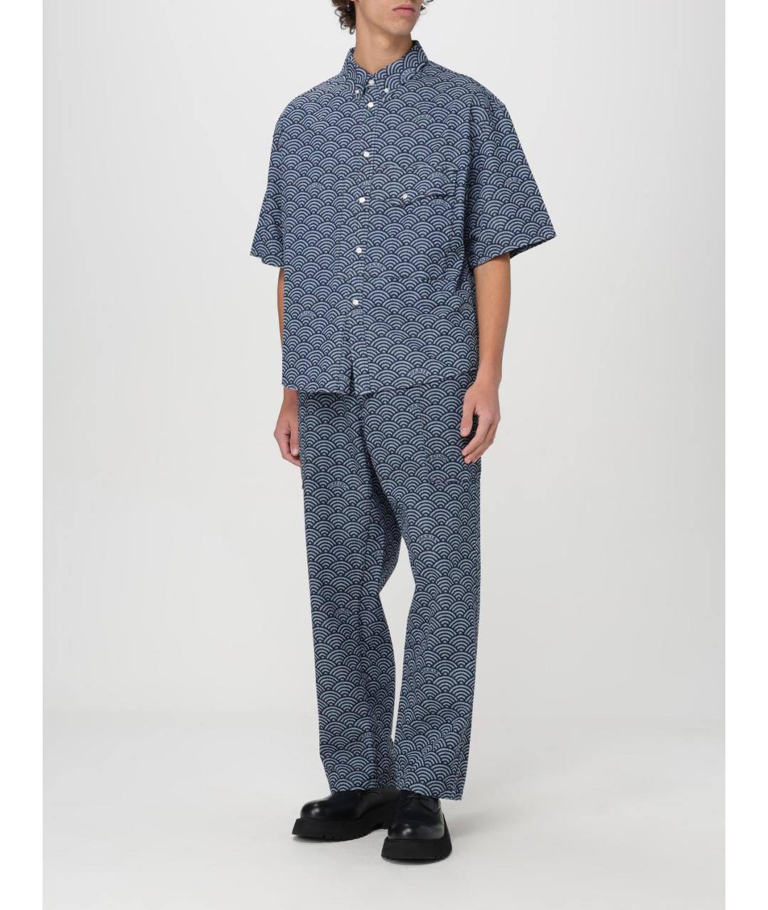 KENZO Синяя кэжуал рубашка, фото 3