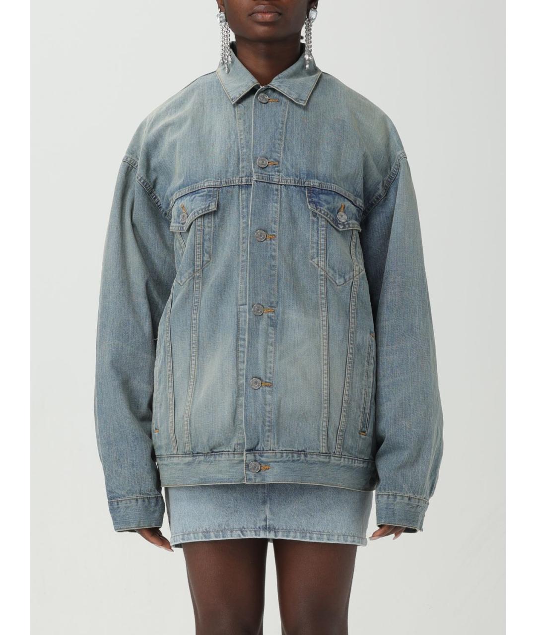 BALENCIAGA Синяя куртка, фото 2
