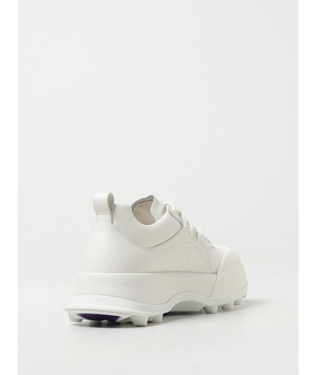 JIL SANDER Белые низкие кроссовки / кеды, фото 3