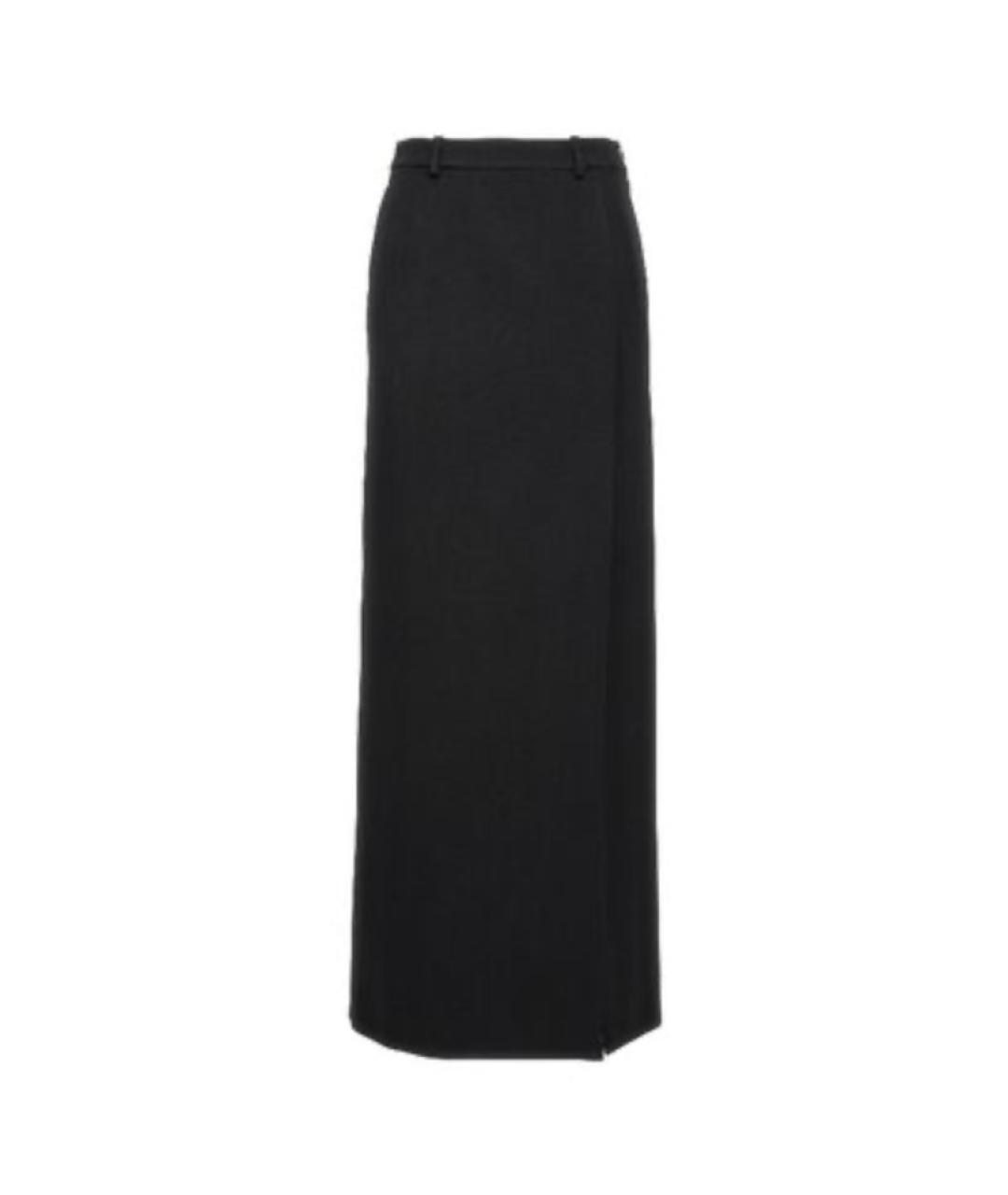 BALENCIAGA Черная юбка миди, фото 1