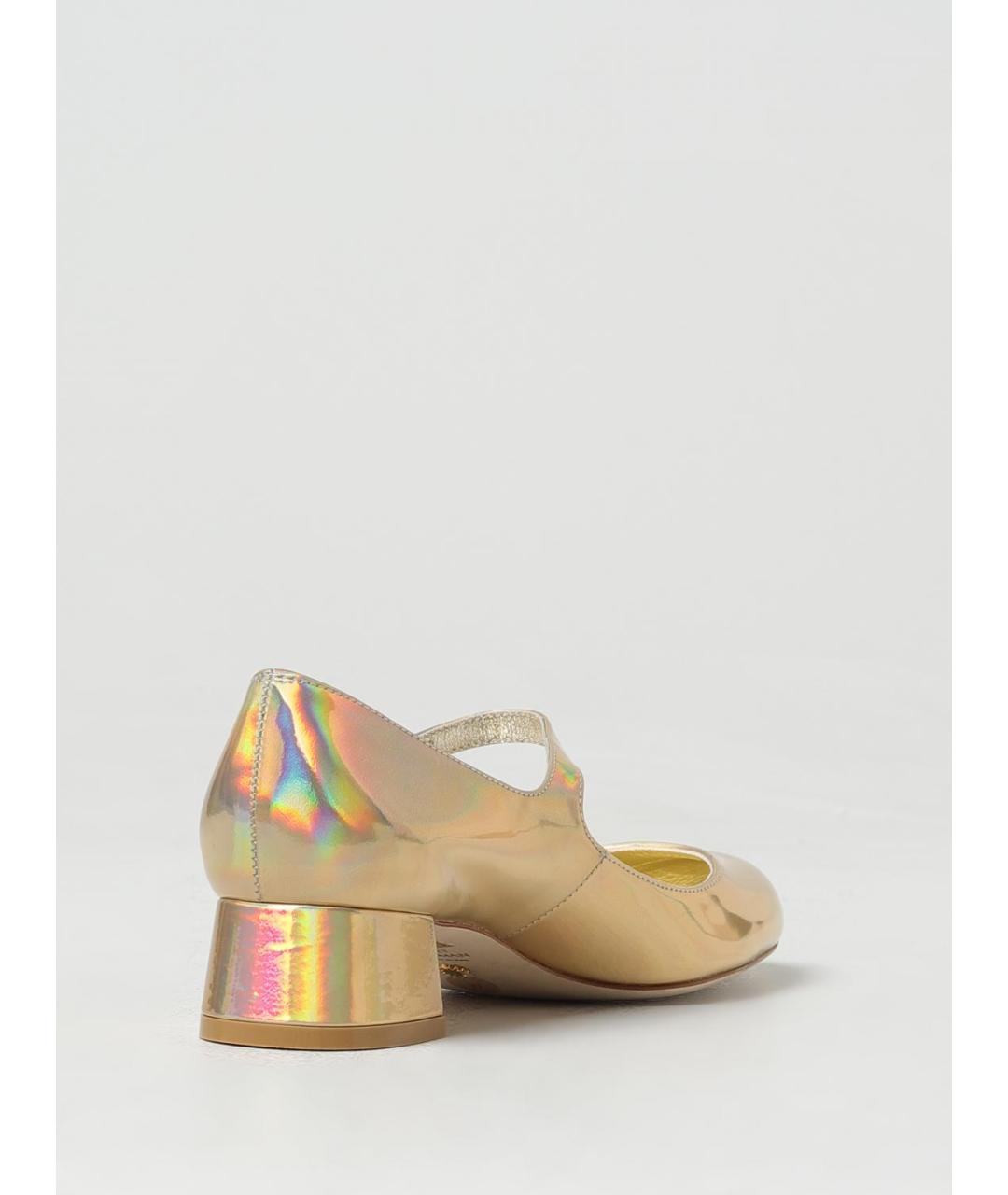 STUART WEITZMAN Золотые туфли, фото 3