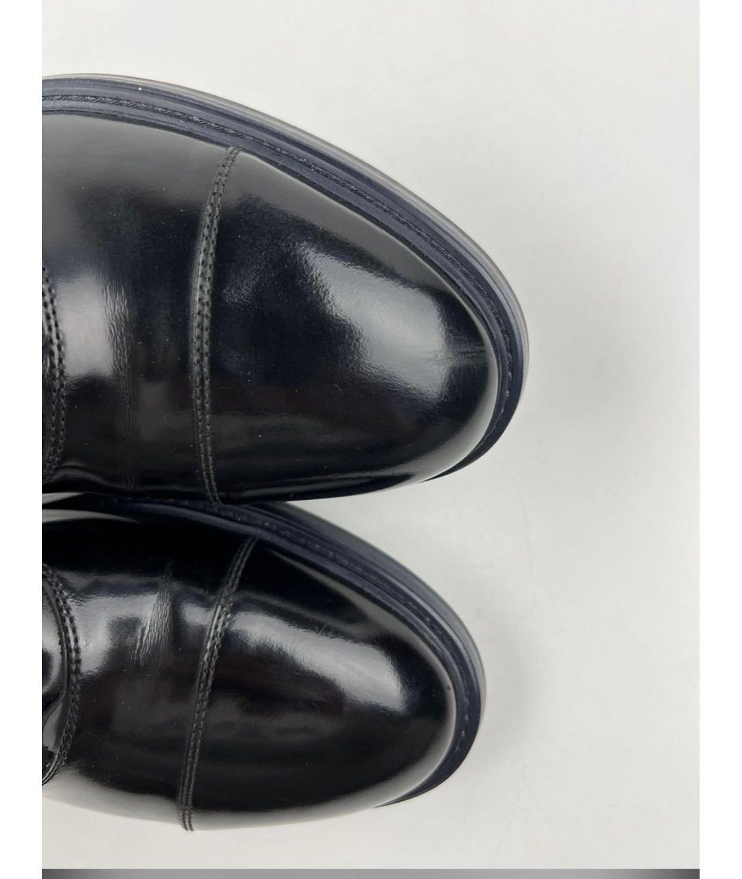 EMPORIO ARMANI Черные туфли из лакированной кожи, фото 8