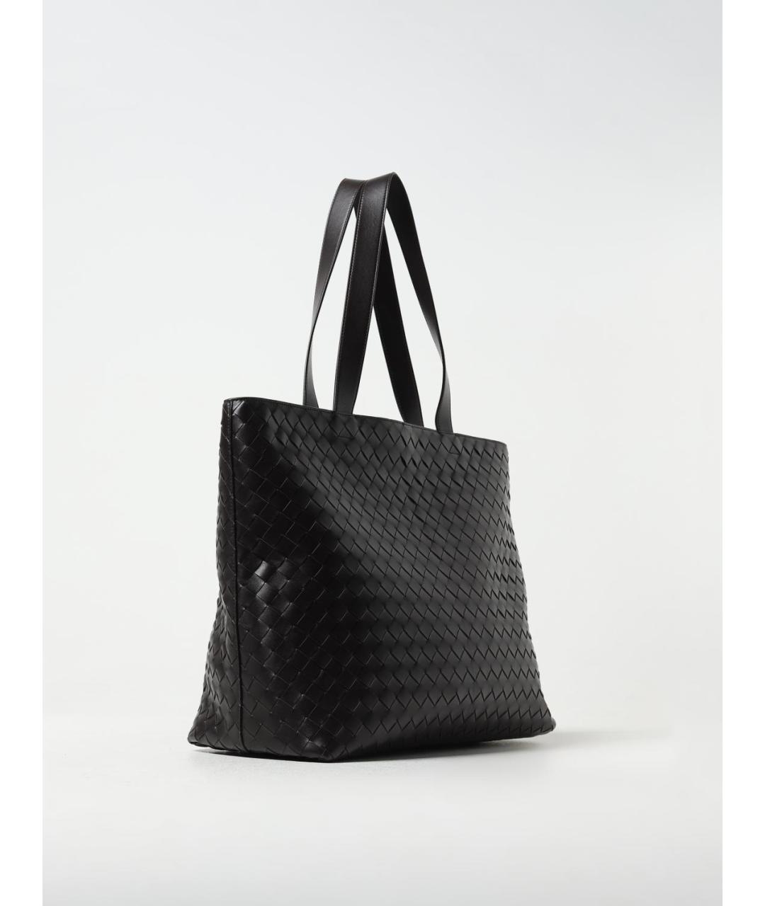 BOTTEGA VENETA Коричневая кожаная сумка тоут, фото 2