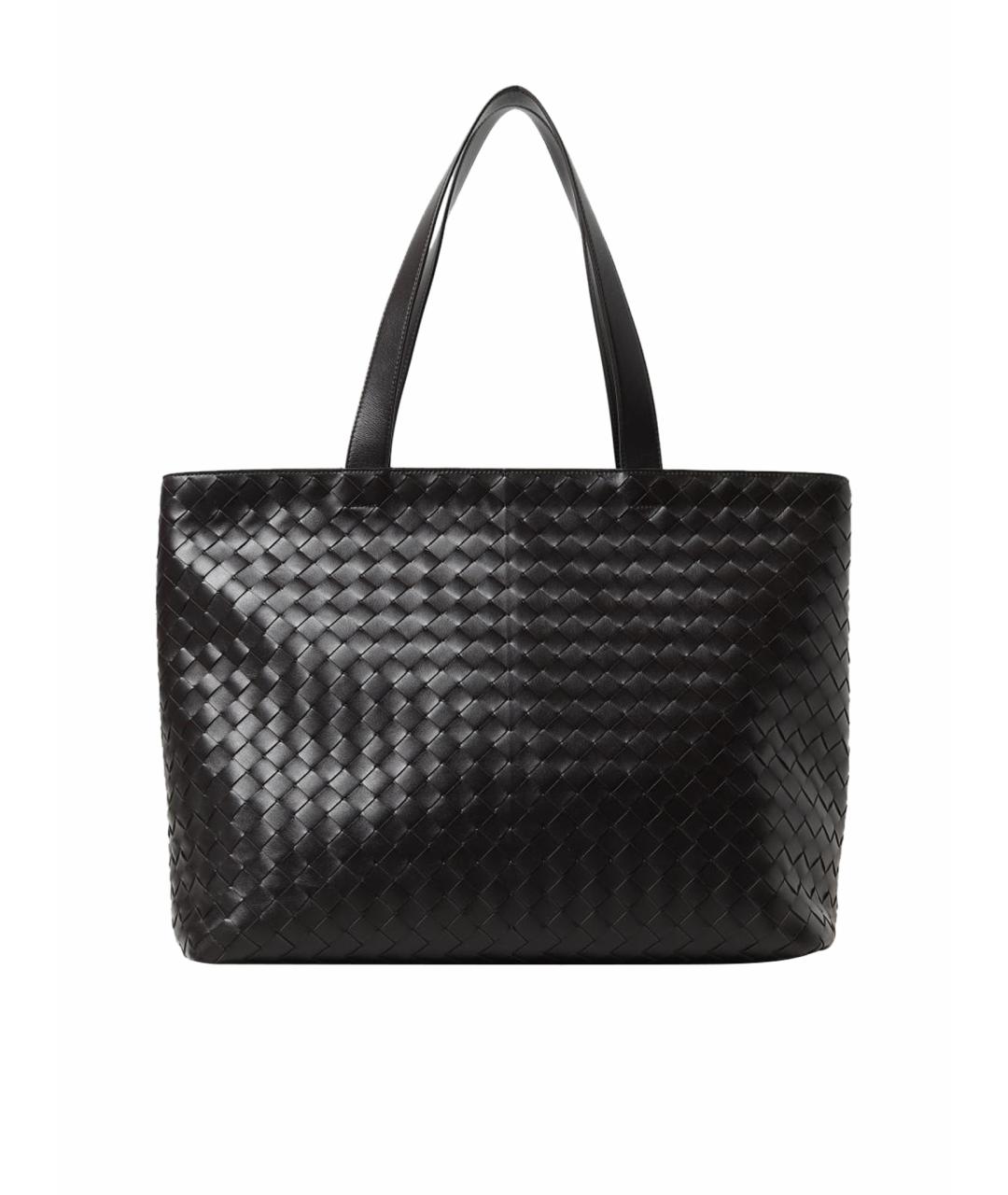 BOTTEGA VENETA Коричневая кожаная сумка тоут, фото 1