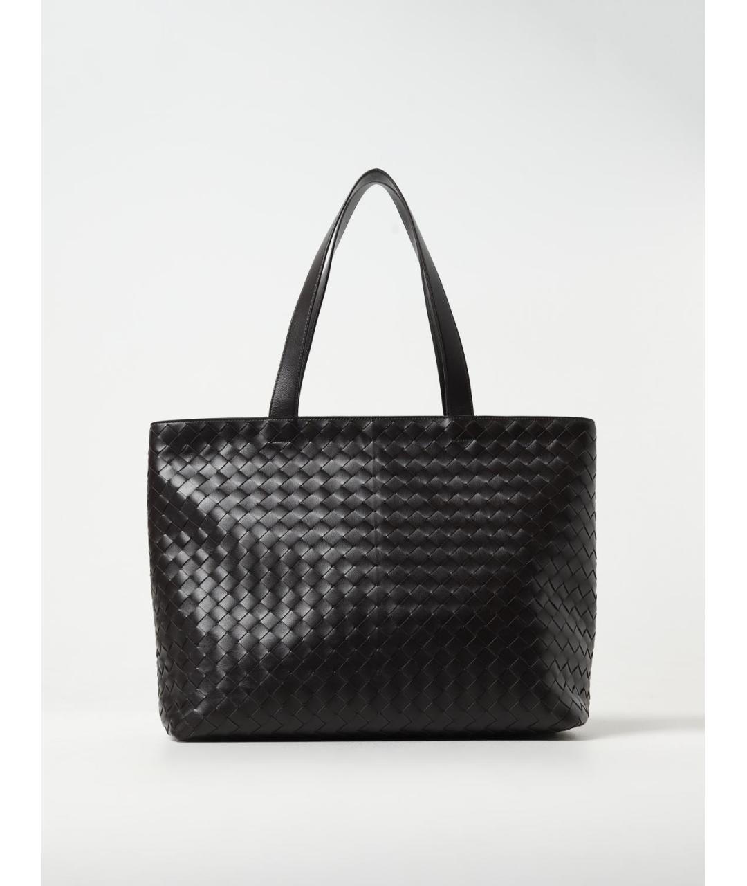 BOTTEGA VENETA Коричневая кожаная сумка тоут, фото 5
