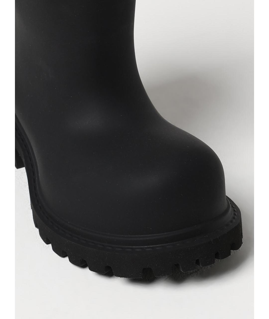 BALENCIAGA Черные ботинки, фото 4