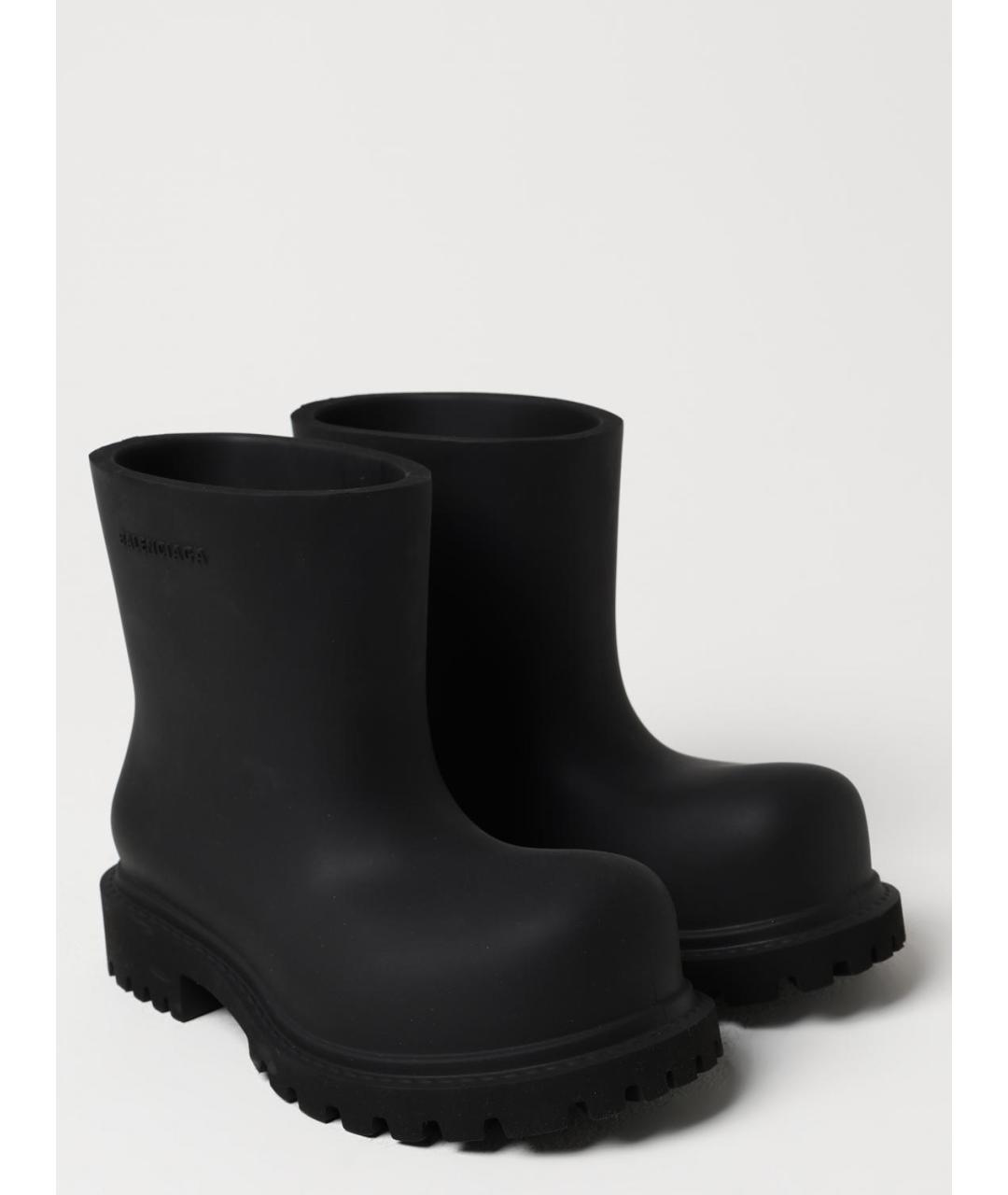 BALENCIAGA Черные ботинки, фото 2
