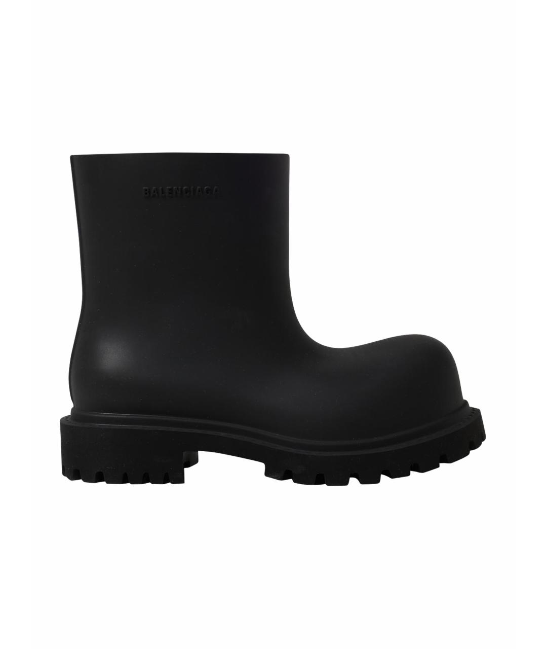 BALENCIAGA Черные ботинки, фото 1