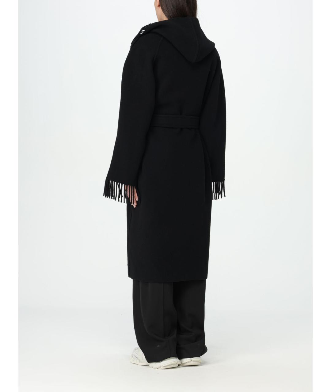 BALENCIAGA Черное пальто, фото 4