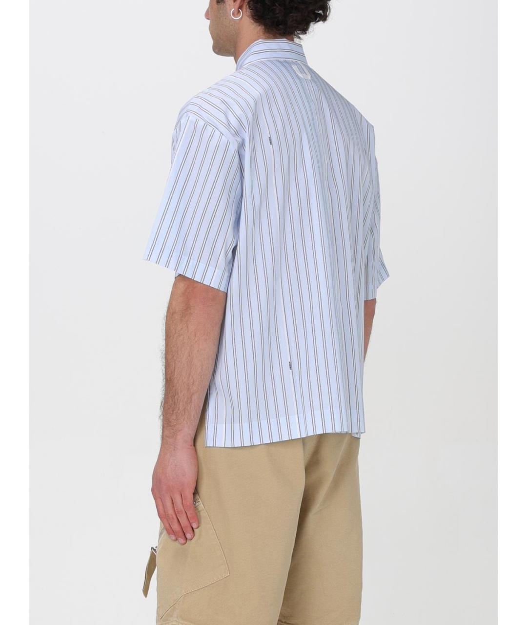 JACQUEMUS Голубая кэжуал рубашка, фото 3