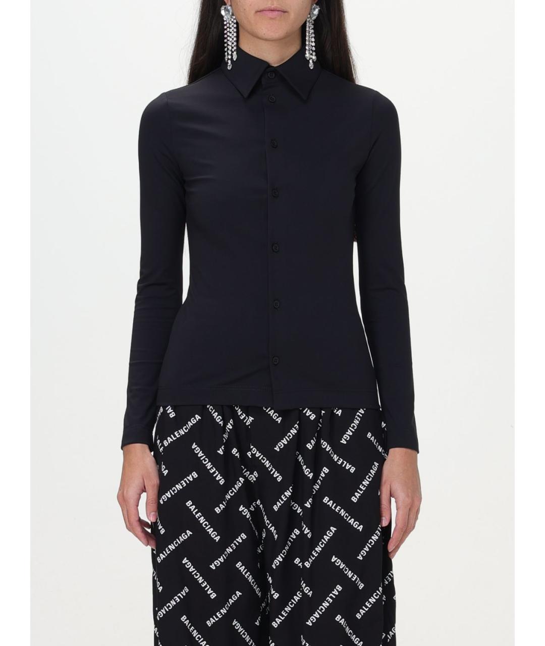 BALENCIAGA Темно-синяя рубашка, фото 2