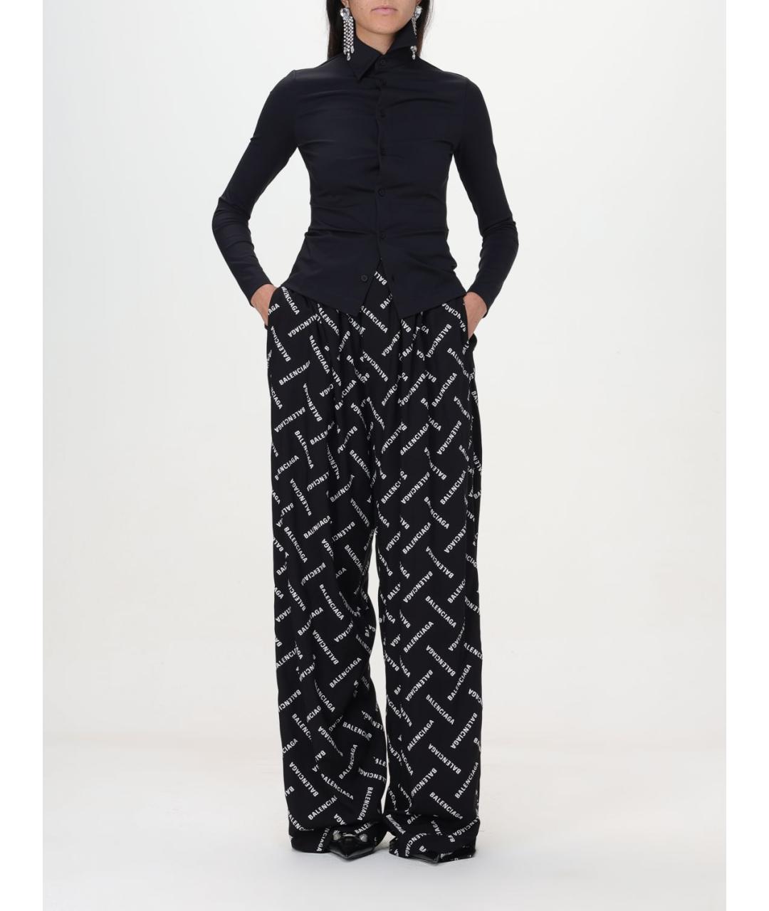 BALENCIAGA Темно-синяя рубашка, фото 3