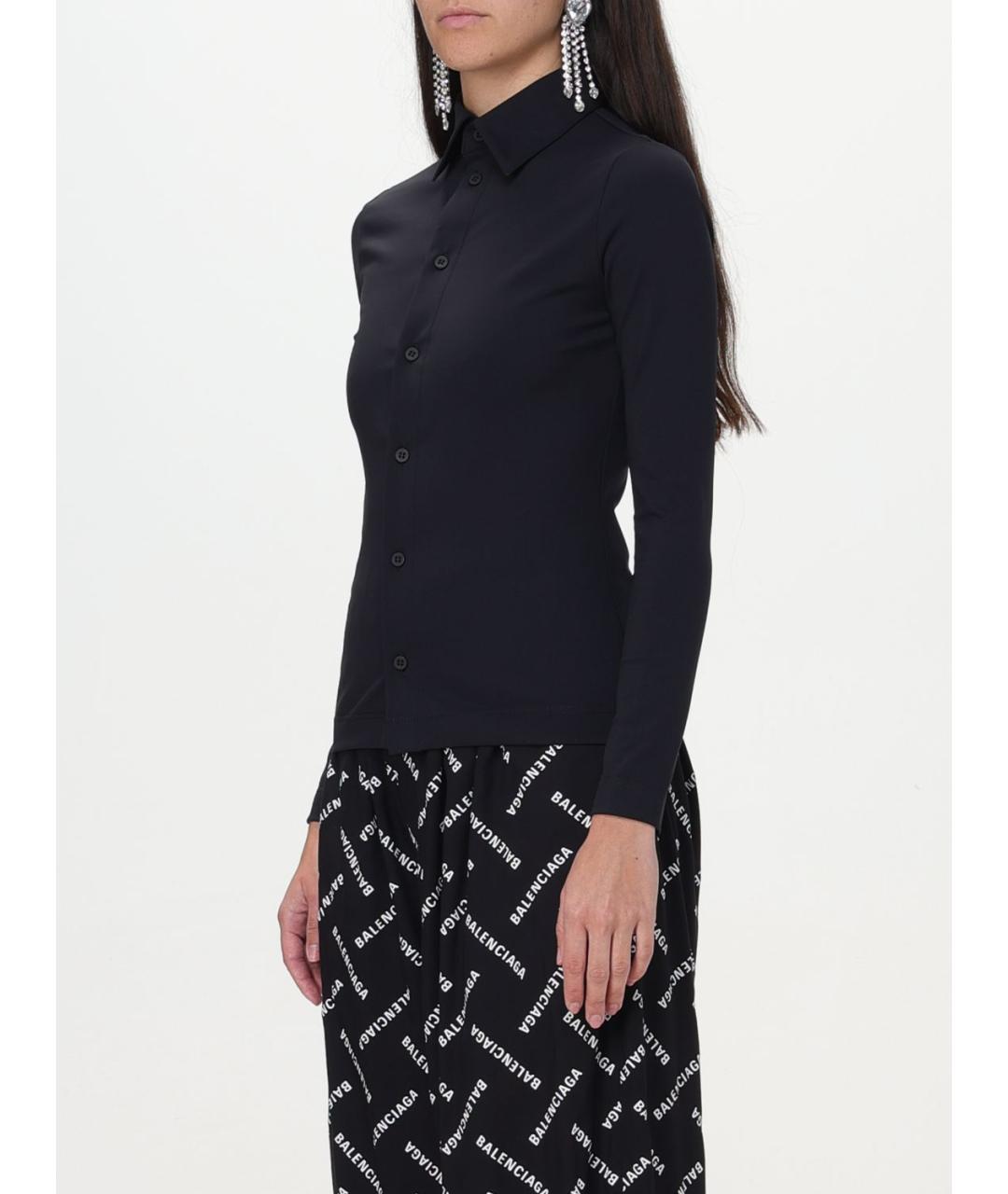BALENCIAGA Темно-синяя рубашка, фото 5