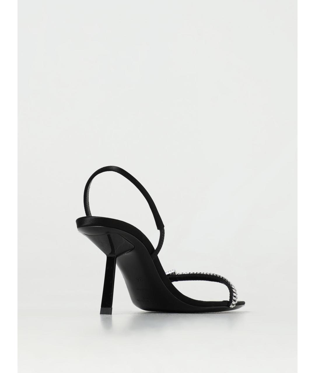 SAINT LAURENT Черные босоножки, фото 3