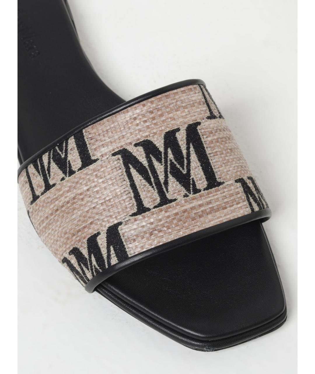 MAX MARA Бежевые шлепанцы, фото 4