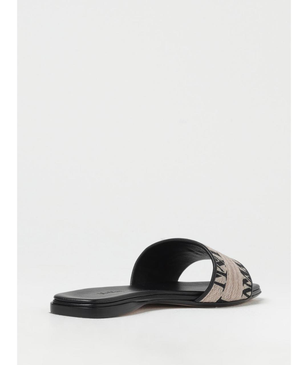 MAX MARA Бежевые шлепанцы, фото 3