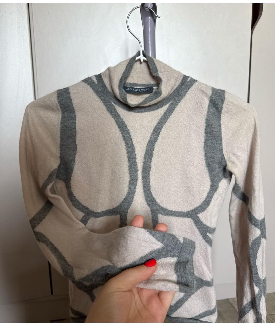 ALEXANDER MCQUEEN Мульти кашемировая водолазка, фото 4