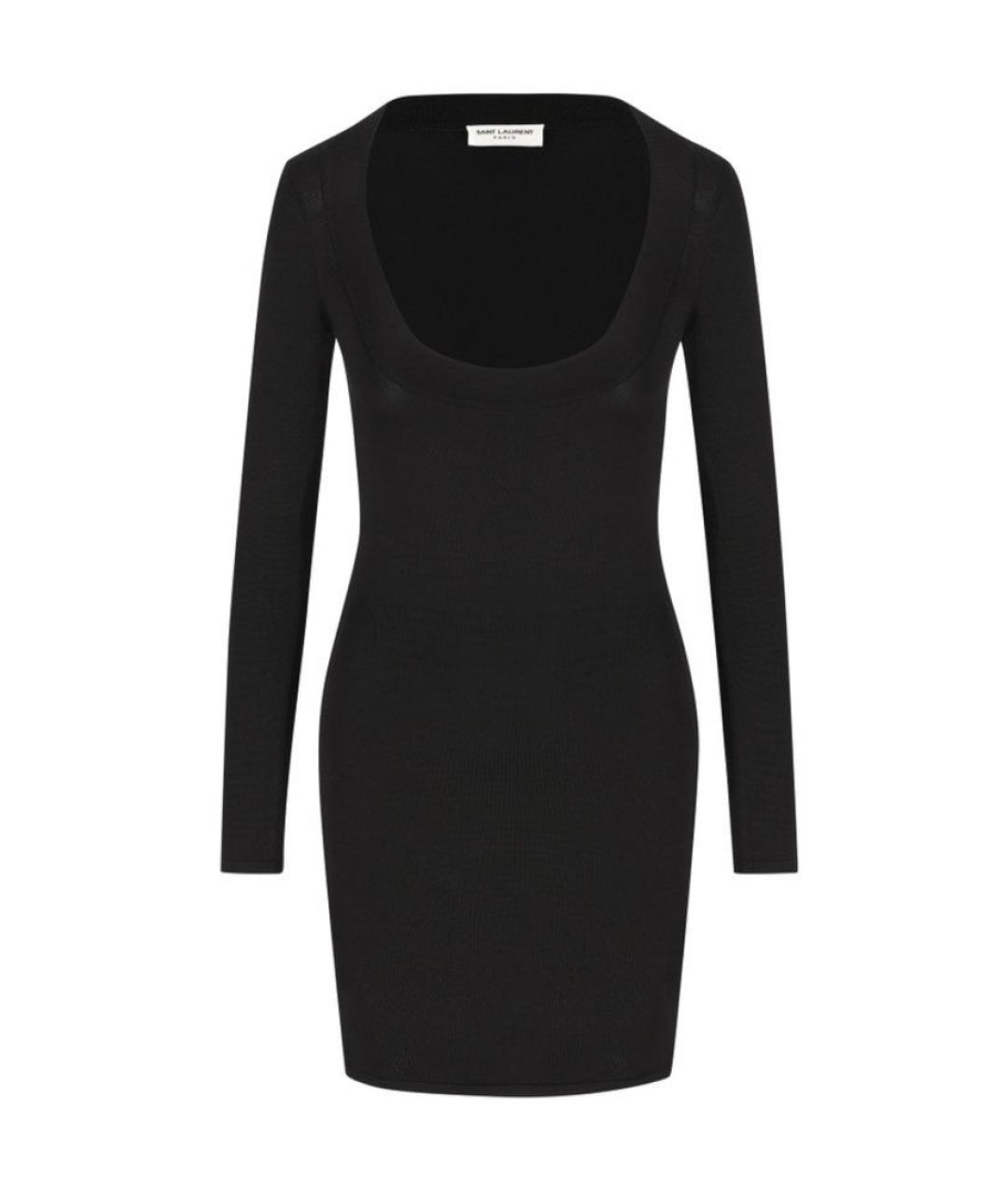 SAINT LAURENT Черное платье, фото 1