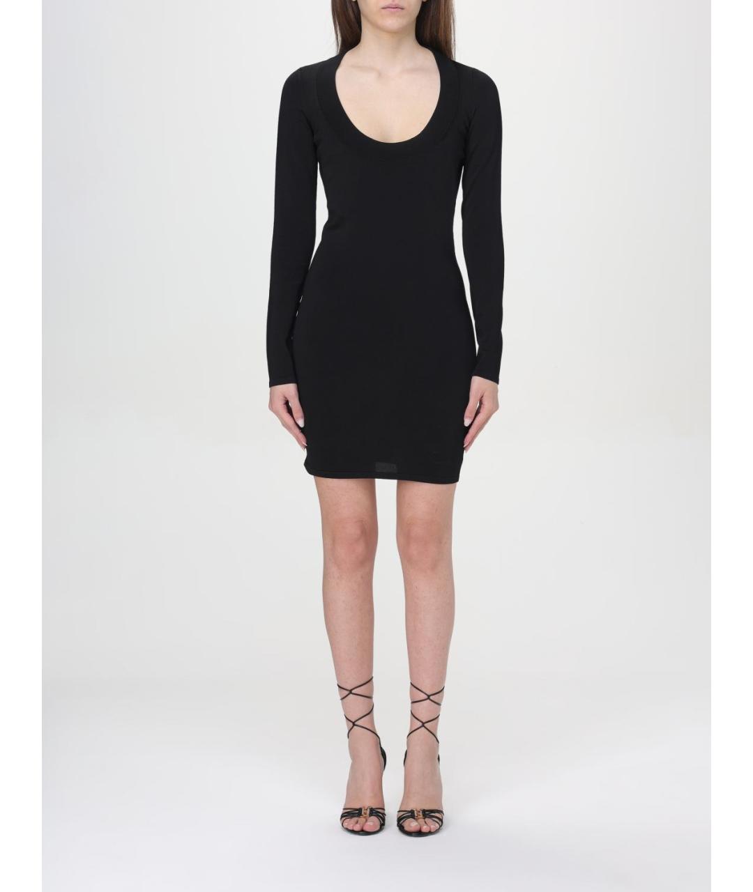 SAINT LAURENT Черное платье, фото 2