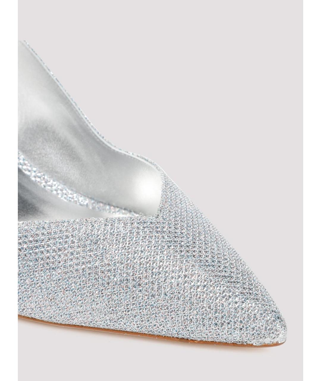 STUART WEITZMAN Серебряные туфли, фото 4