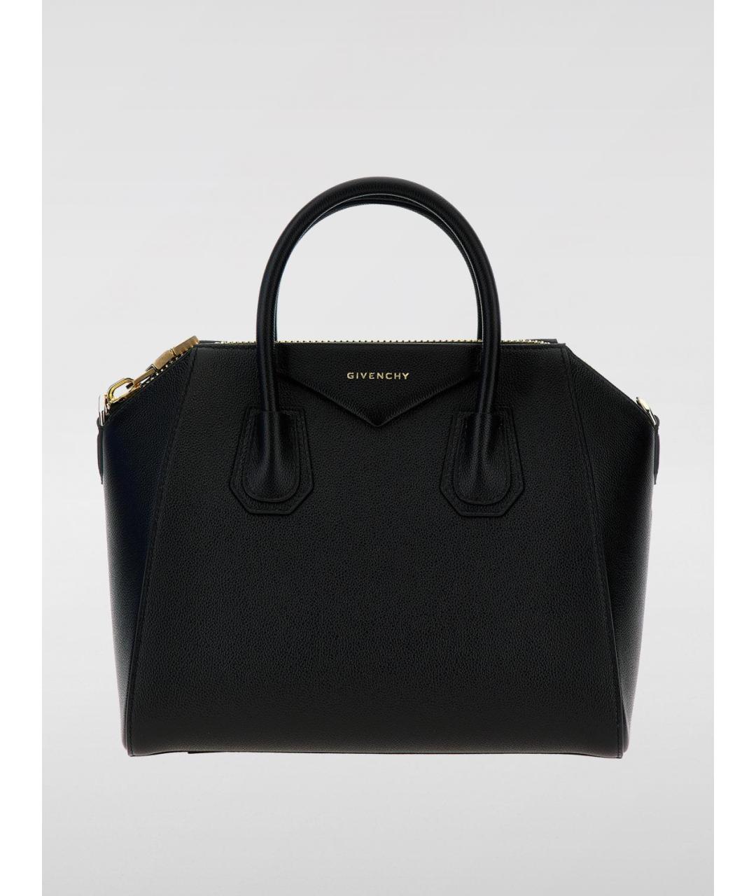 GIVENCHY Черная кожаная сумка тоут, фото 1