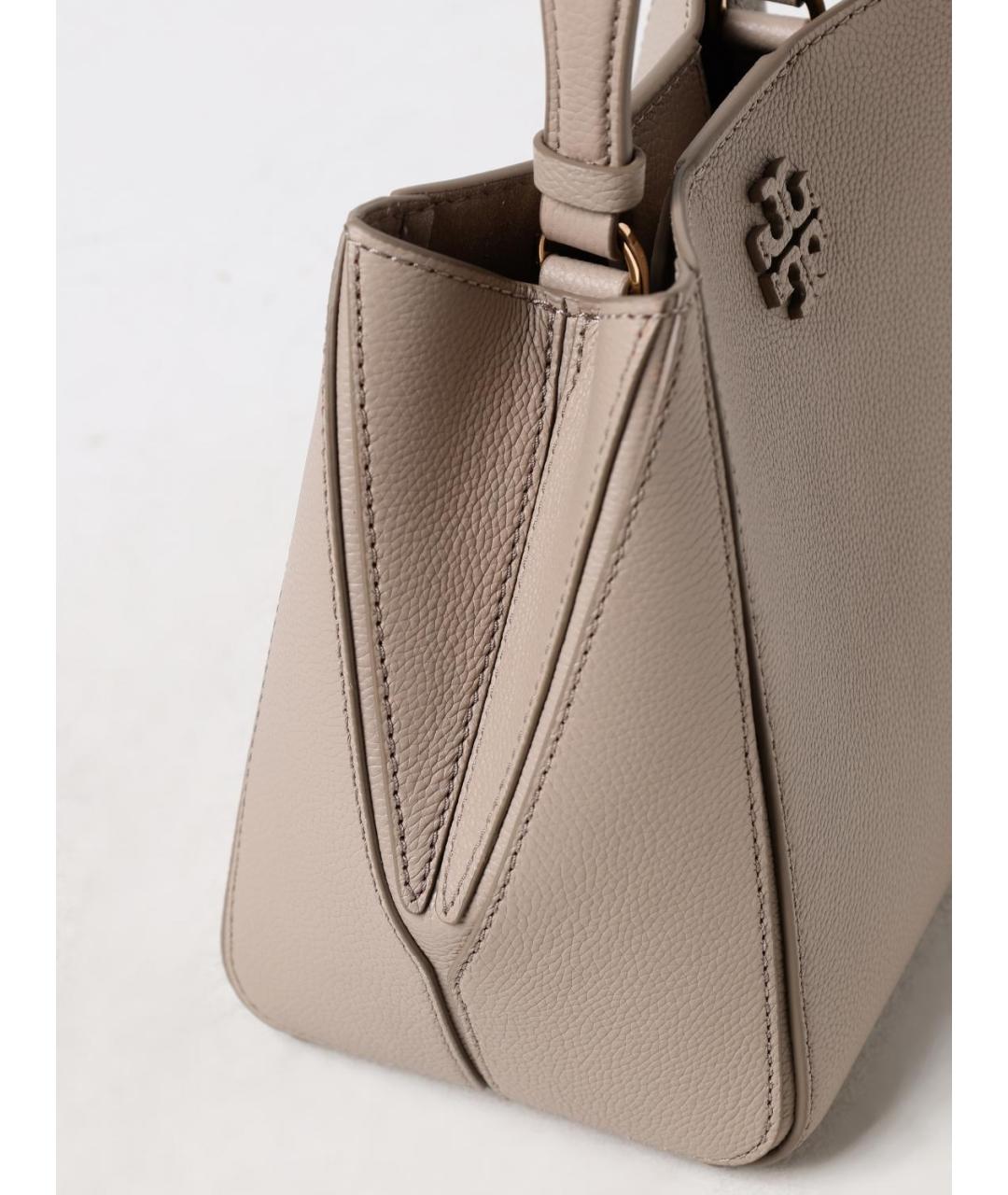 TORY BURCH Бежевая сумка с короткими ручками, фото 3