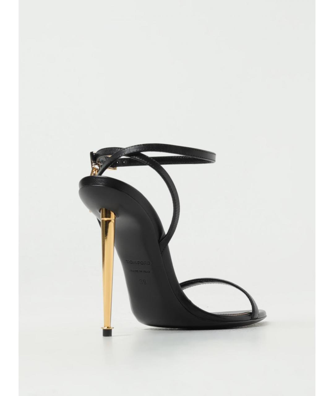 TOM FORD Черные босоножки, фото 3