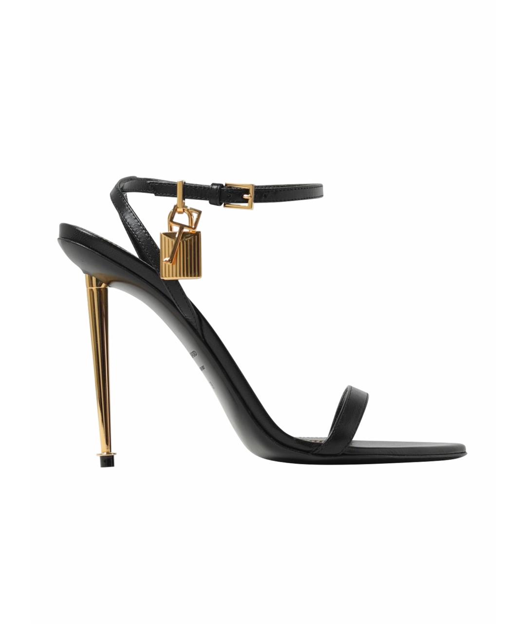 TOM FORD Черные босоножки, фото 1