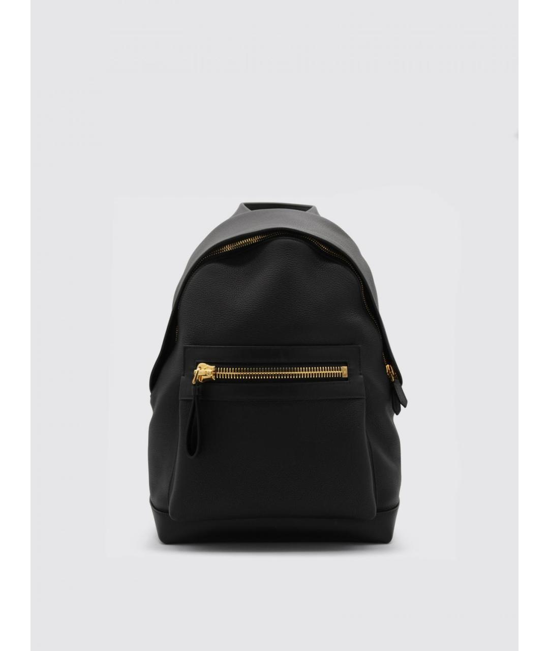 TOM FORD Черный кожаный рюкзак, фото 5