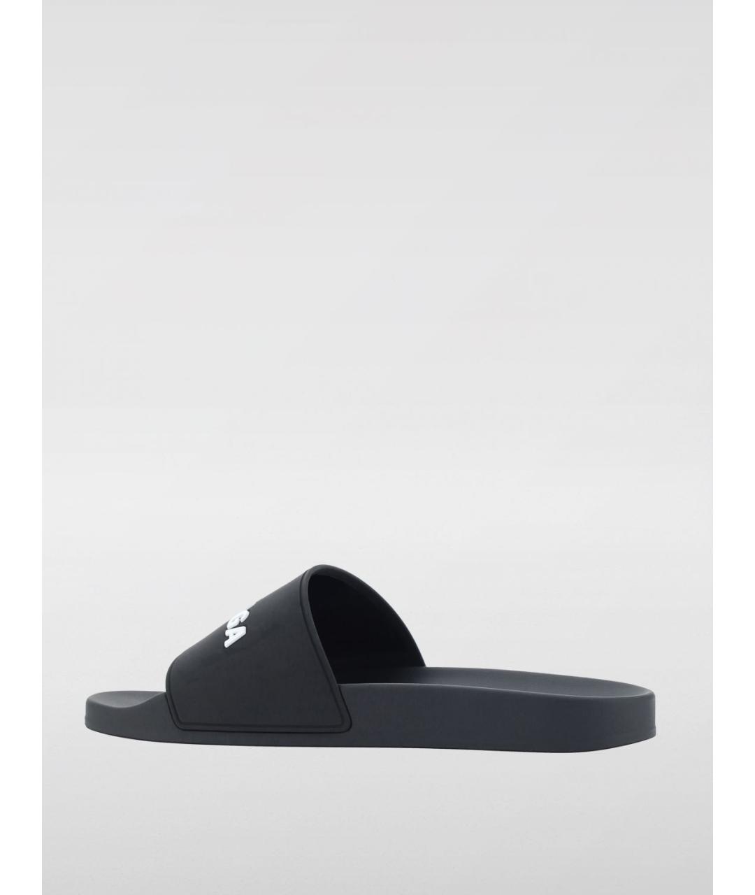 BALENCIAGA Черные шлепанцы, фото 3