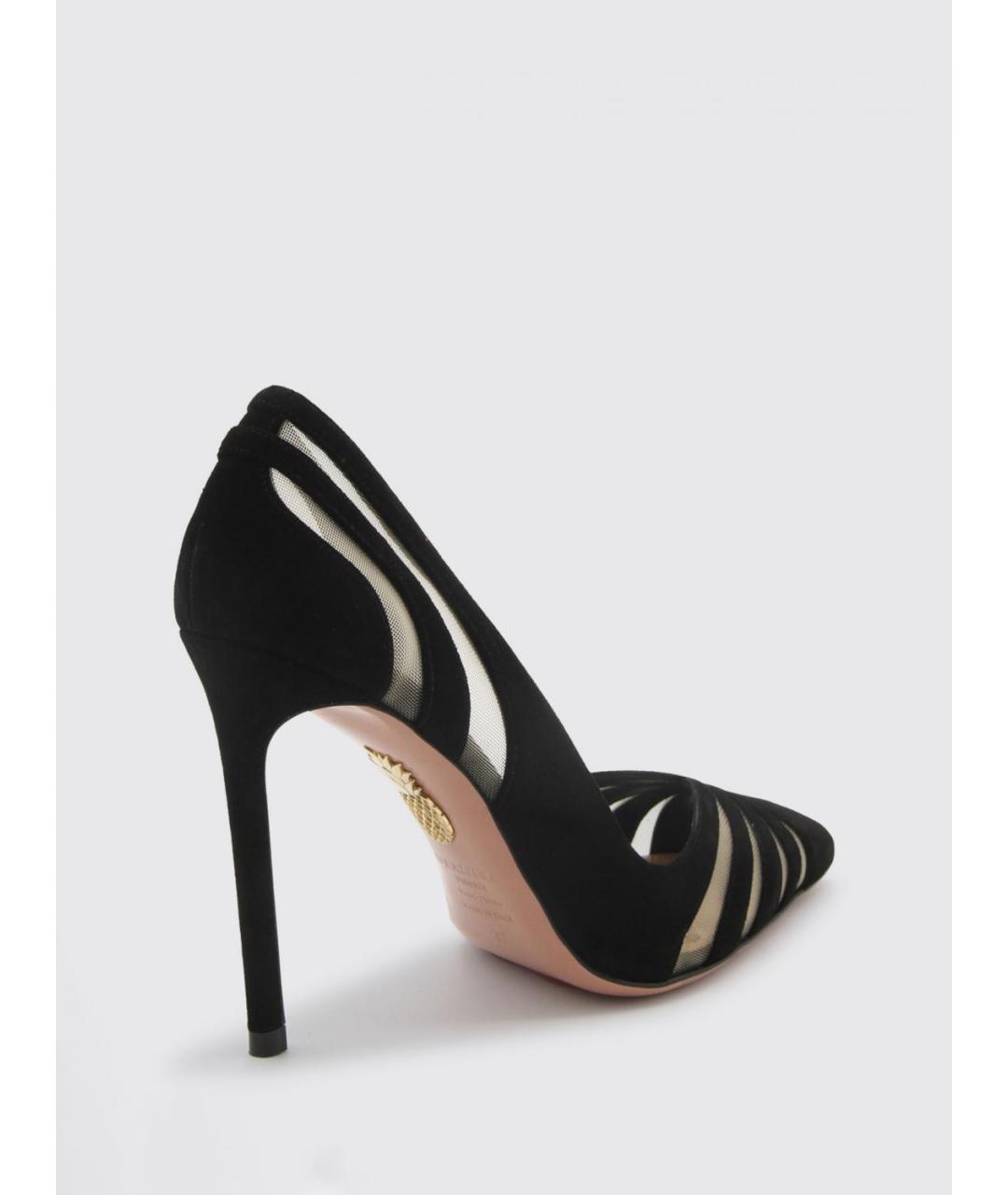 AQUAZZURA Черные туфли, фото 3